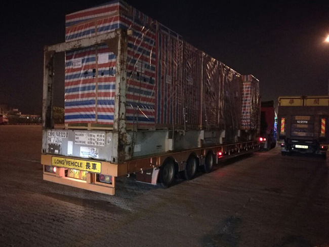 上海到香港物流運(yùn)輸，接駁轉(zhuǎn)關(guān)運(yùn)輸，上海出口香港物流運(yùn)輸圖