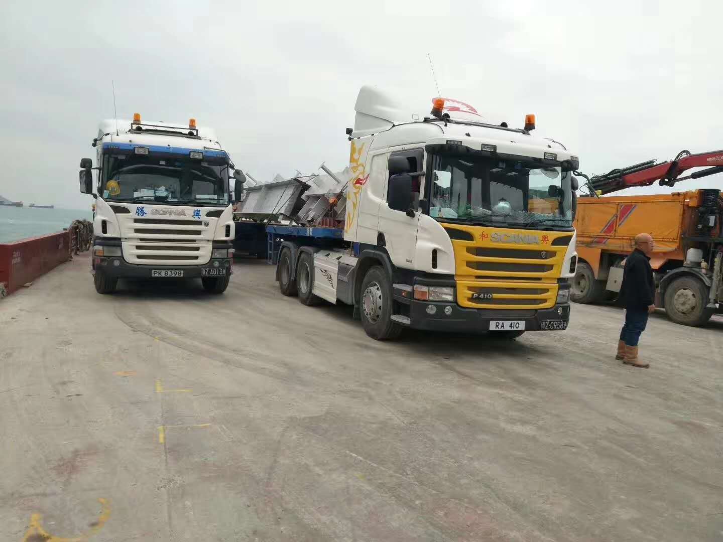 廣州到香港項(xiàng)目工程水泥預(yù)制件運(yùn)輸案例，廣州到香港物流專線，廣州發(fā)貨到香港，廣州發(fā)香港物流，廣州到香港物流，廣州到香港物流運(yùn)輸