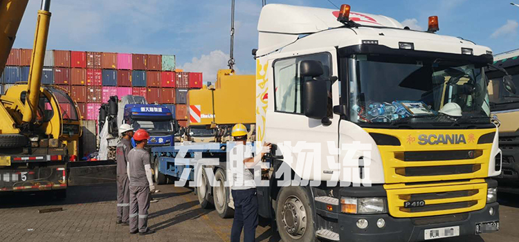 深圳東勝物流優(yōu)勢線路：廣州到香港物流專線，廣州到香港中港平板車運(yùn)輸圖