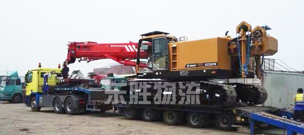 佛山到香港物流，佛山到香港貨運公司-深圳東勝物流中港平板車運輸案例